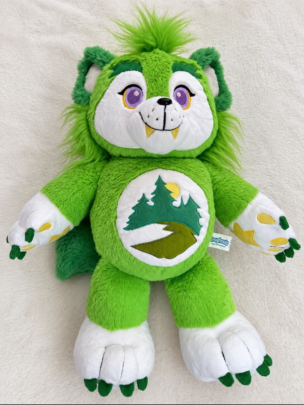 Snughouls Wildwood Were Tiny Teeth Green Cryptid Plush 20”